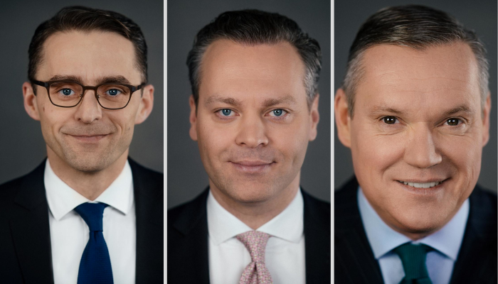 Peter Bujotzek, Nico Fischer und Otto Haberstock