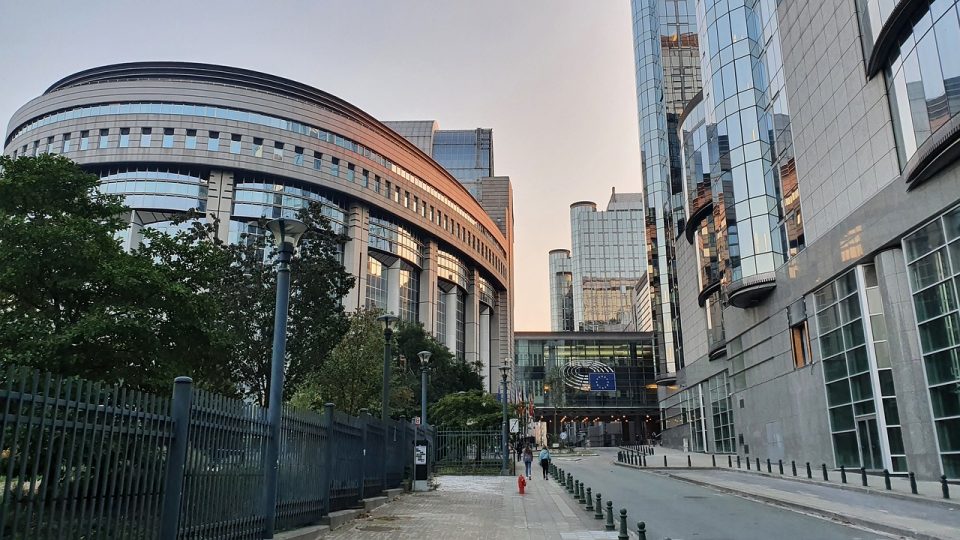 Das Europäische Parlament in Brüssel