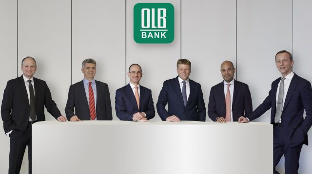 Der Vorstand der OLB (v.l.): Chris Eggert, Aytac Aydin, Rainer Polster, Stefan Barth, Marc Ampaw, Giacomo Petrobelli