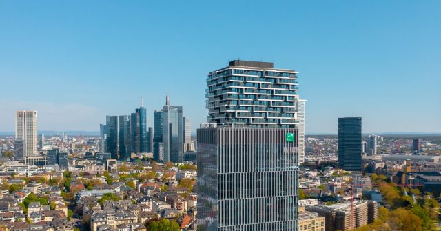 Deutscher Firmensitz der BNP Paribas in Frankfurt