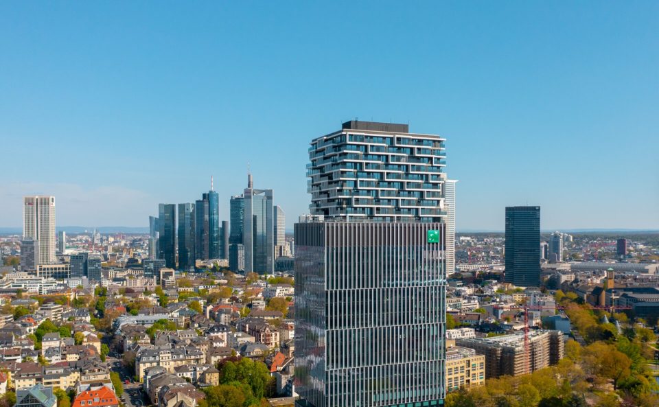 Deutscher Firmensitz der BNP Paribas in Frankfurt