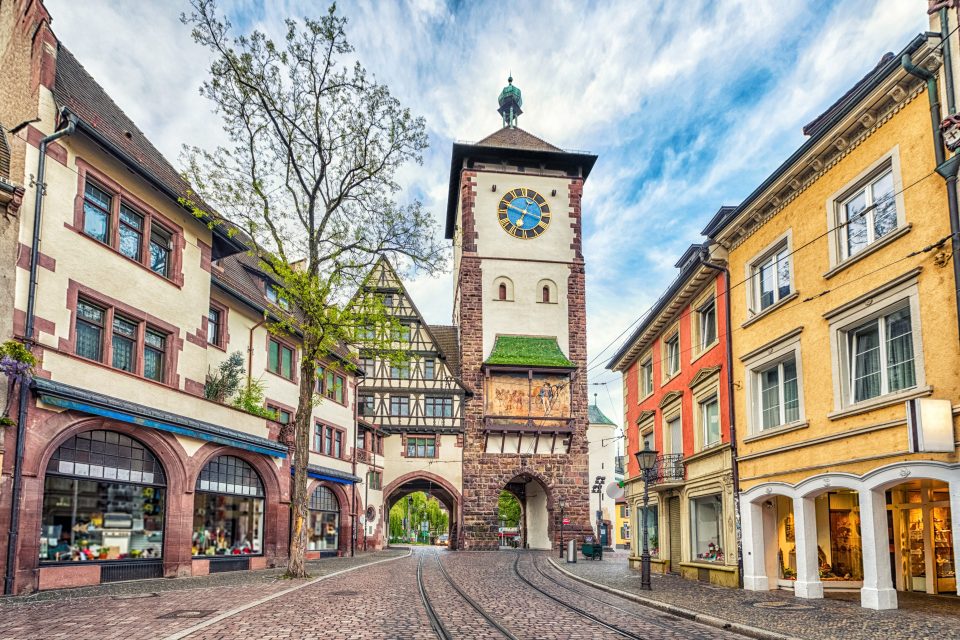 Das Schwabentor in Freiburg, Deutschland