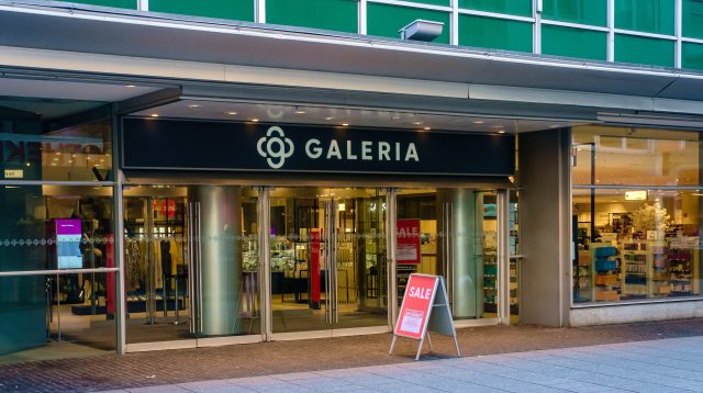 Galeria Filiale im Stadtzentrum in Koblenz, Deutschland