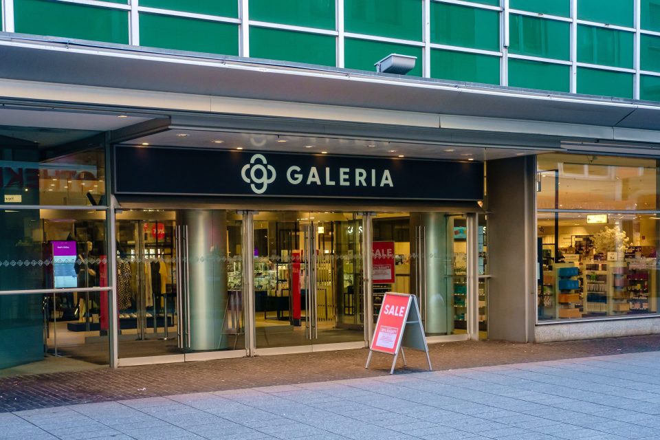 Galeria Filiale im Stadtzentrum in Koblenz, Deutschland