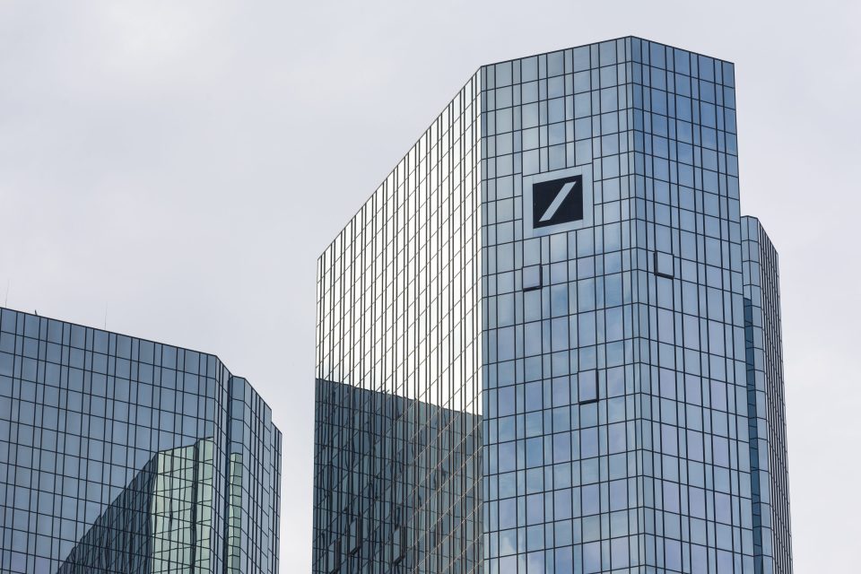 Die Deutsche Bank in Frankfurt am Main, Deutschland