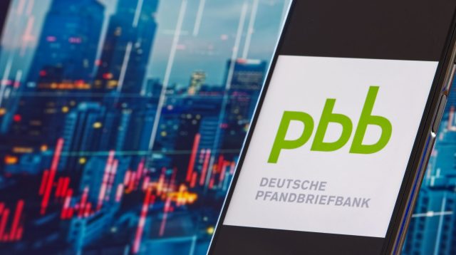 Das Logo mit Schriftzug der Deutschen Pfandbriefbank