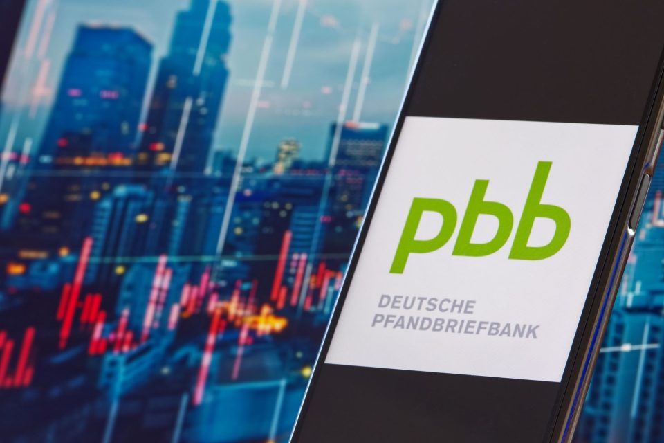 Das Logo mit Schriftzug der Deutschen Pfandbriefbank