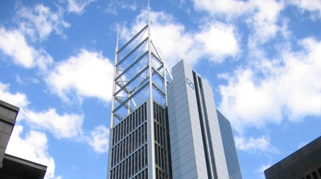 Eine Deutsche Bank Geschäftsstelle in Sydney