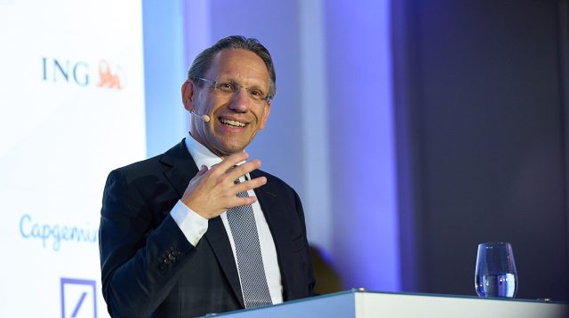 Jörg Kukies, Staatssekretär im Bundeskanzleramt, auf dem Euro Finance Summit