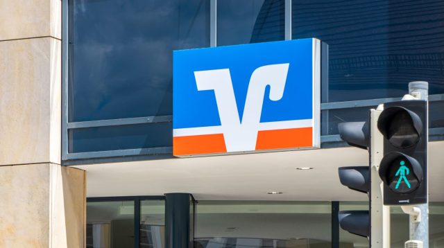 Das Logo der Genossenschaftsbank Volksbank