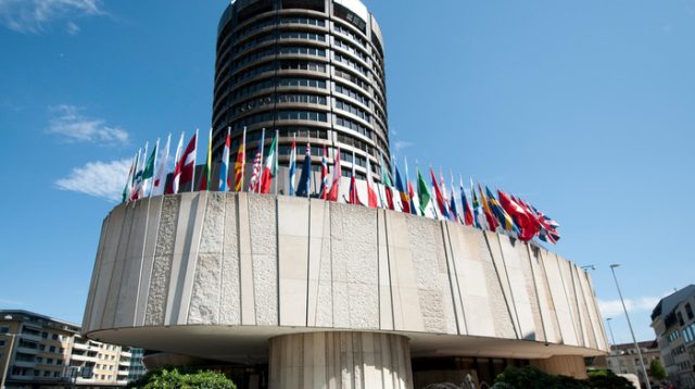 Der Basler Ausschuss für Bankenaufsicht wurde 1974 gegründet. Er hat seinen Sitz an der Bank für Internationalen Zahlungsausgleich (Foto)