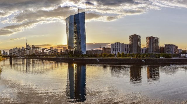 Europäische Zentralbank in Frankfurt am Main, Deutschland