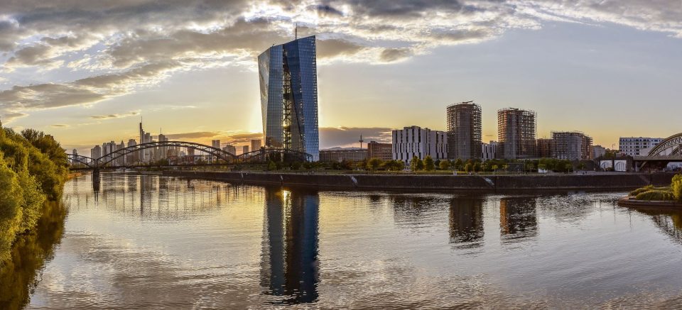 Europäische Zentralbank in Frankfurt am Main, Deutschland