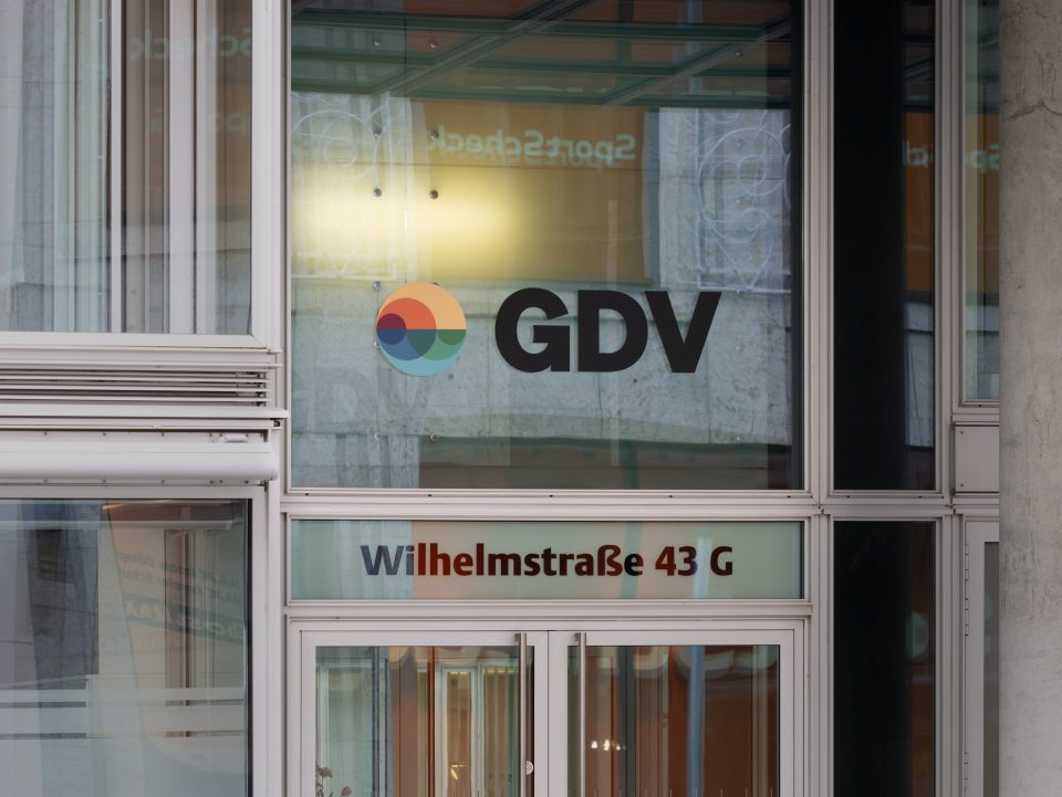 GDV (Gesamtverband der deutschen Versicherungswirtschaft) Logo in Berlin