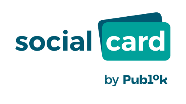 Socialcard Logo von Publ°k