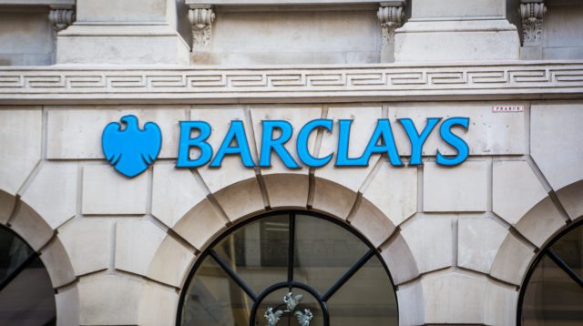 Barclays Bank Logo in London