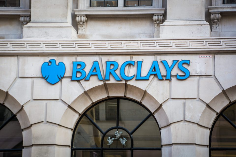 Barclays Bank Logo in London