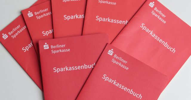 Sparkassenbücher der Berliner Sparkasse