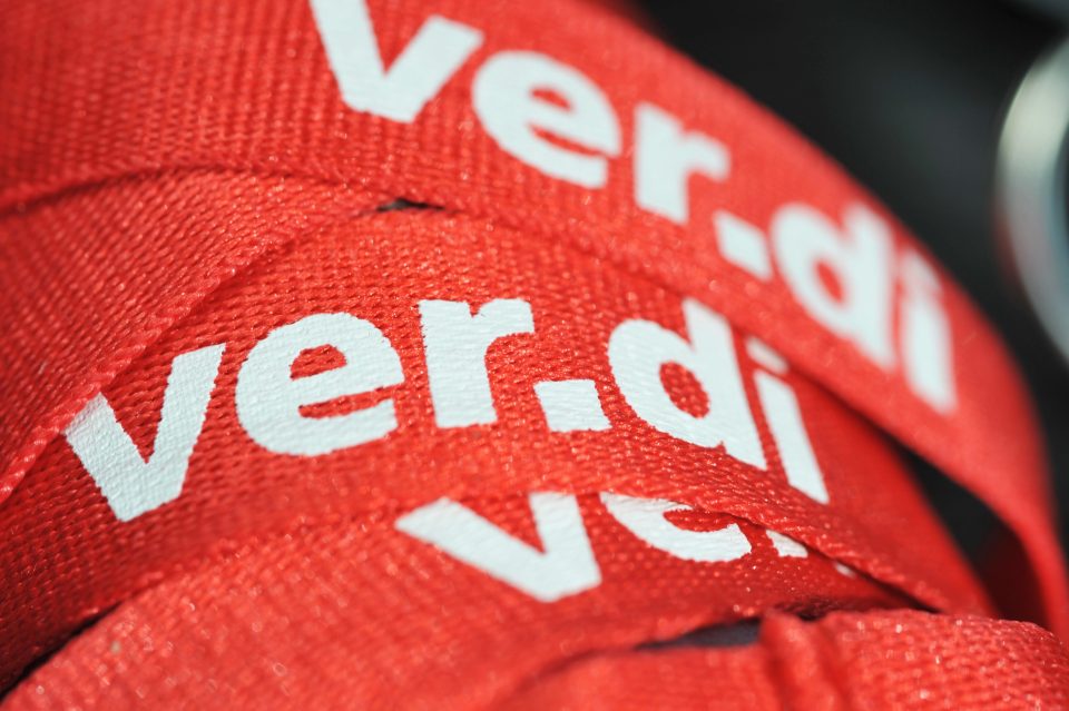 Verdi Logo auf Schlüsselbändern