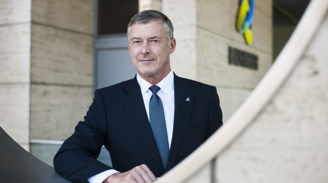 Der Bilfinger-Vorstand um CEO Tom Blades ist zum neuen Jahr geschrumpft.