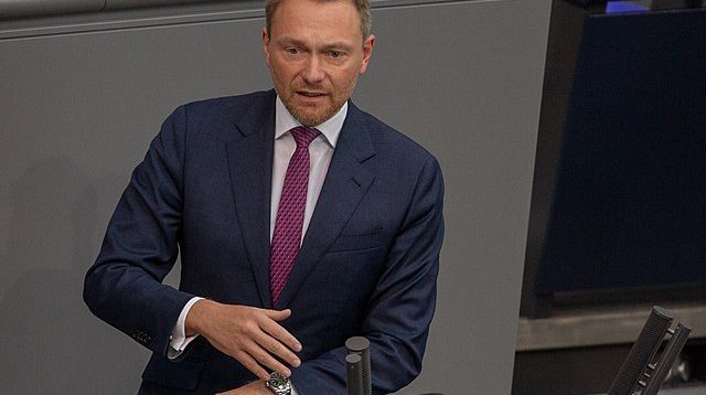 Finanzminister Christian Lindner im Deutschen Bundestag