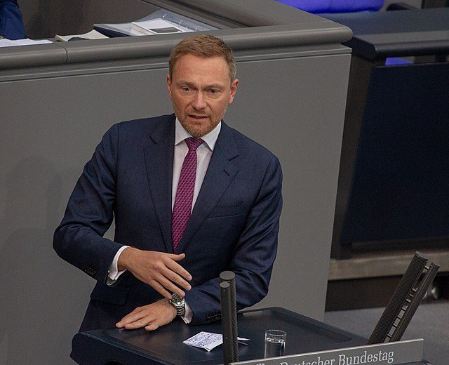 Finanzminister Christian Lindner im Deutschen Bundestag