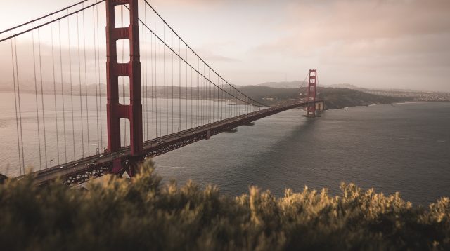 Die Golden Gate Bridge in San Francisco