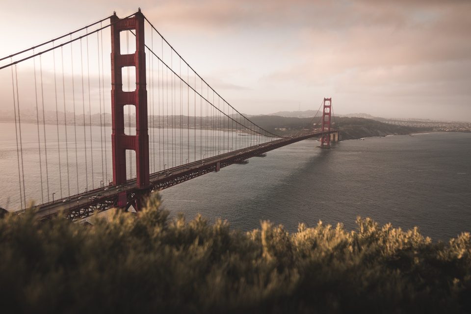 Die Golden Gate Bridge in San Francisco